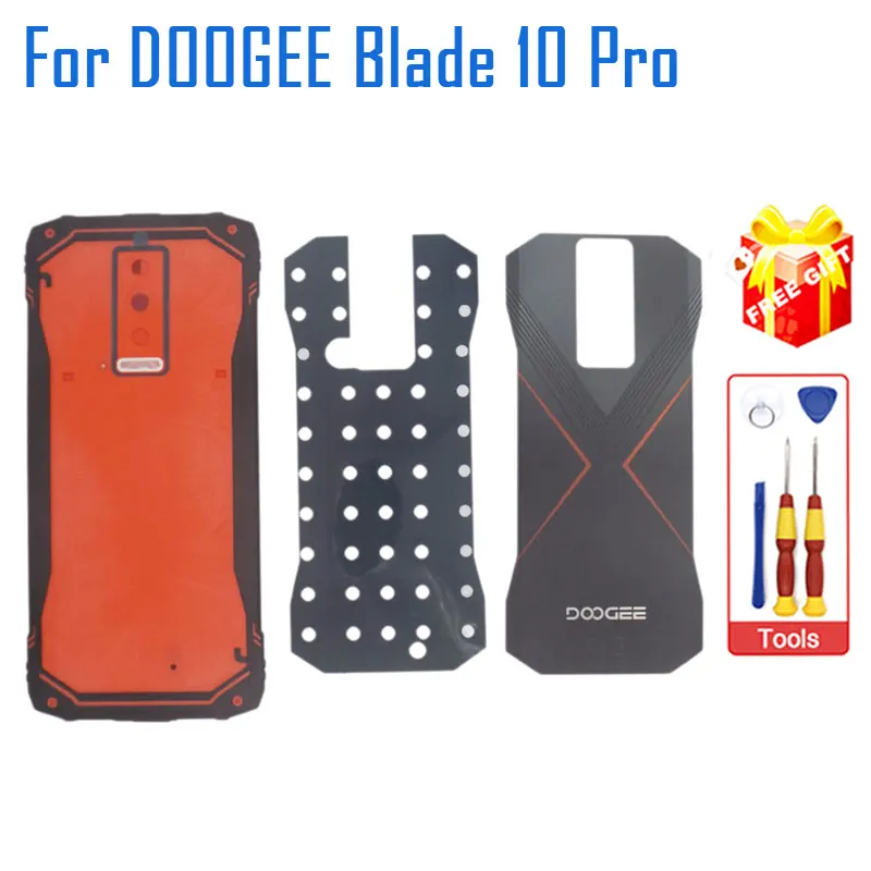 New Original DOOGEE Blade 10 Pro Bottom Shell Battery Cover Decorative Parts With Adhesive For DOOGEE Blade 10 Pro Smart Phone