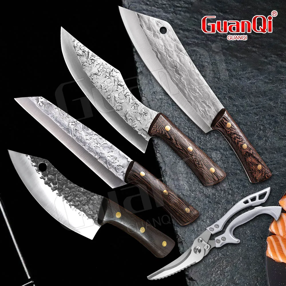 

Forged Butcher Boing Knife Kitchen Chef Knife High Carbon Steel Fishing Knife Sharp Cooking Knife Stainless Steel Meat Cleaver