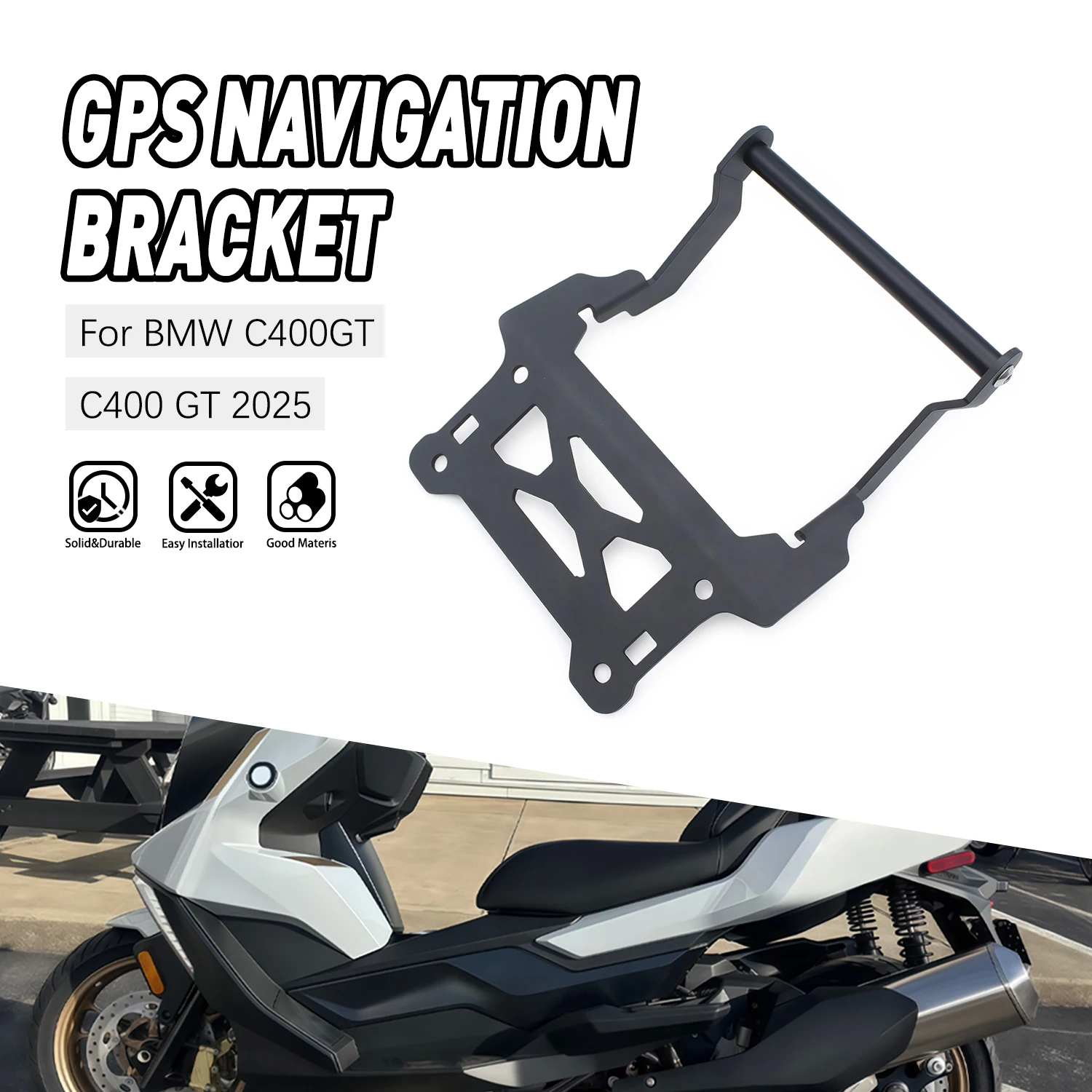 

Motorcycle Accessories Mobile Phone Navigation Mounting Bracket GPS For BMW C400GT C400 GT 2025