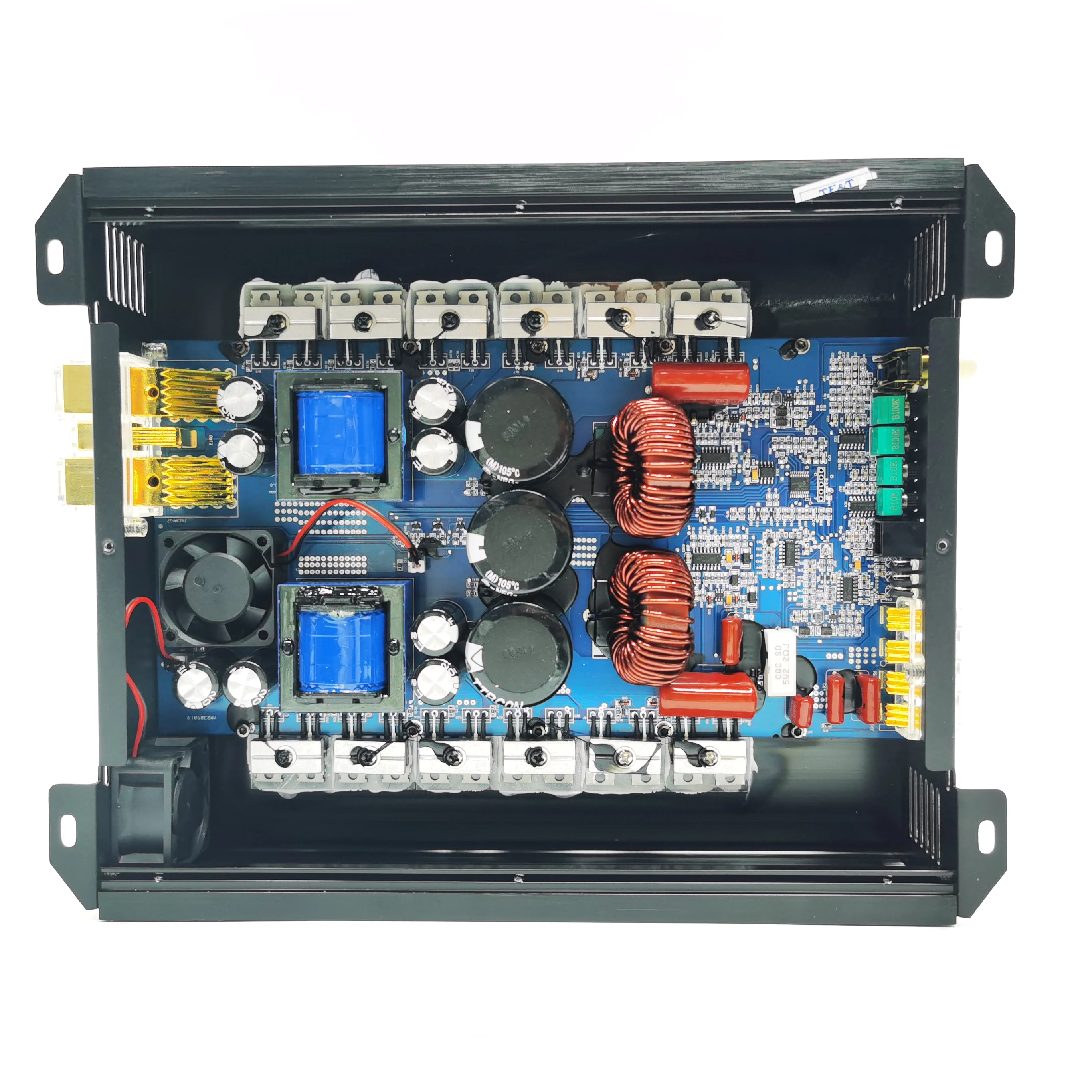 China Factory's Professional 12V 4ohm 2 Channel Subwoofer Amplifier Car Audio Amp Car Audio Amplifier 2-Channel Car Audio System