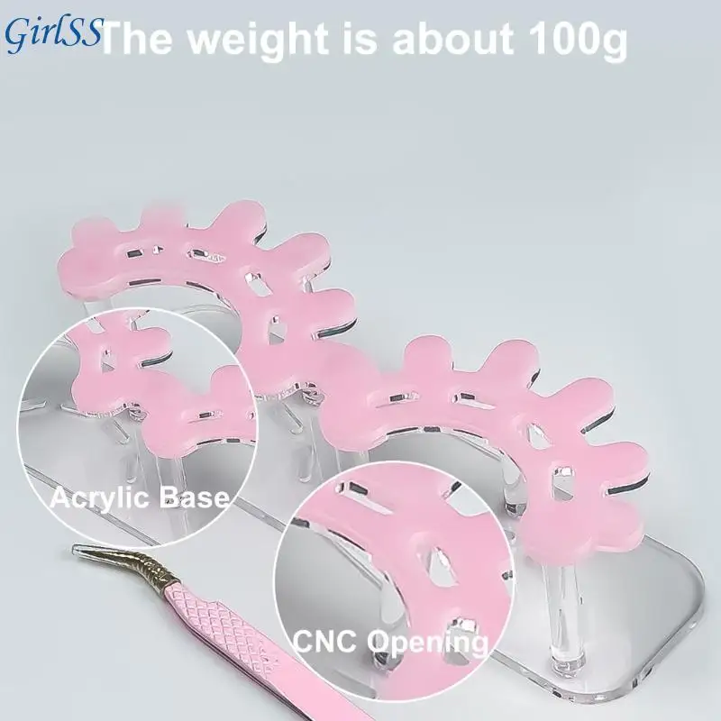 Tweezers Holder Stand Eyelash Tweezers Storage Rack Beauty Tool Acrylic Tweezers Holder Shelf for Salons and Home Use T4MB
