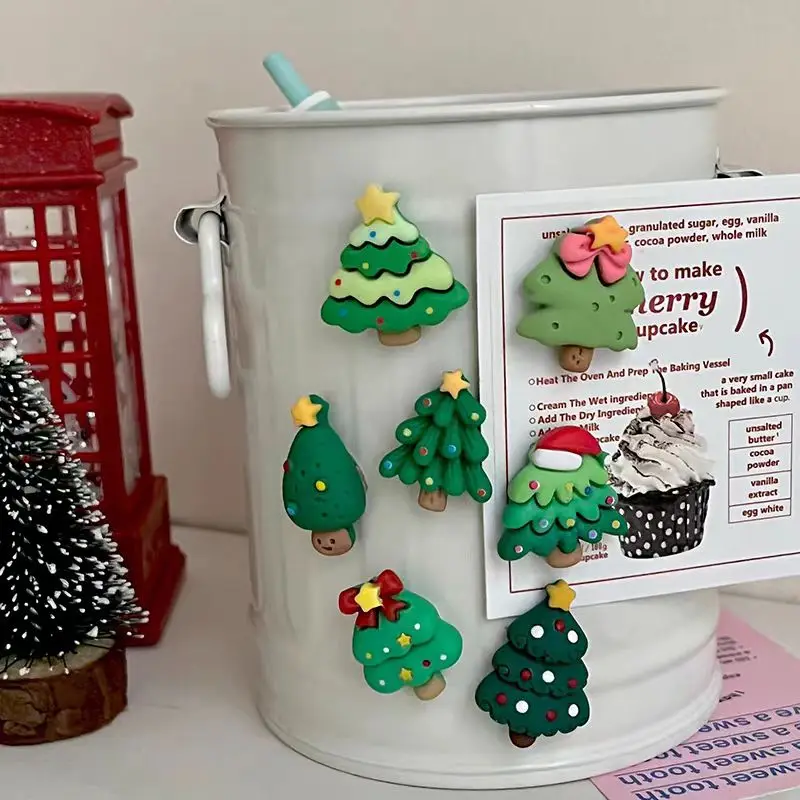 شجرة عيد الميلاد المغناطيسي المصغرة ، صورة الثلاجة الزخرفية ، شخصية خلاقة #3