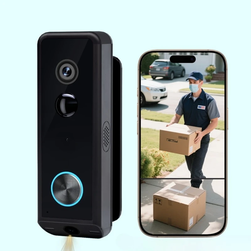 Intelligent Video Doorbell Wireless Remote Video Intercom Humanoid Detection High Definition Night Vision Monitor