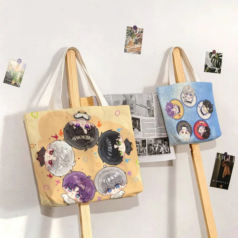 Game Love and Deepspace Printed Canvas Tote Bag Shoulder Bag Commuter Mommy Shopping Bag