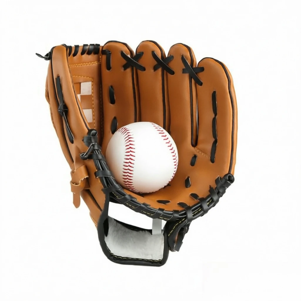 PVC-Imitat-Rindsleder Baseball-Handschuhe für Jugendliche und Erwachsene Baseball-Softball-Trainings-Profihandschuhe Pitcher-Baseball-Handschuhe