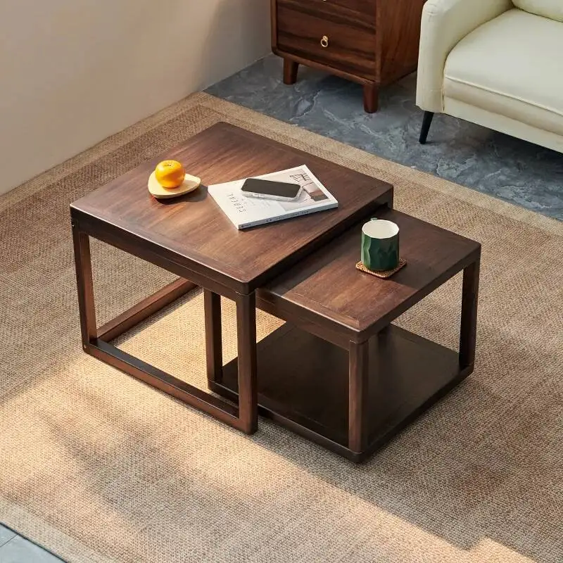

Luxury Small Modern Decoration Coffee Wood Table Side Table Designer Living Room Storage Dinner Mesa Auxiliar Home Furniture