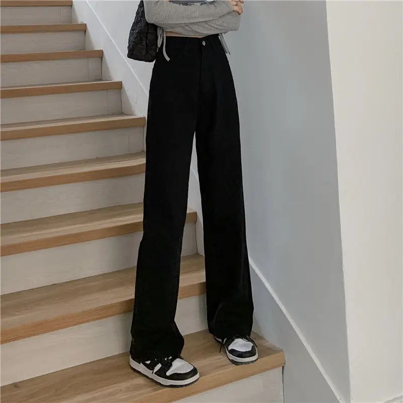 Women'S Looks Jeans For Women High Waist Plus Size Big Large Curvy Figure Ladies Female Denim Trousers Fashion Comfortable Basic