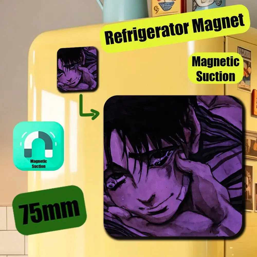 For Killing Stalking Oh Sangwoo Yoon Bum Fridge Magnetic Metal Icebox Cabinet Custom Refrigerator Magnets Decor Fans Gift