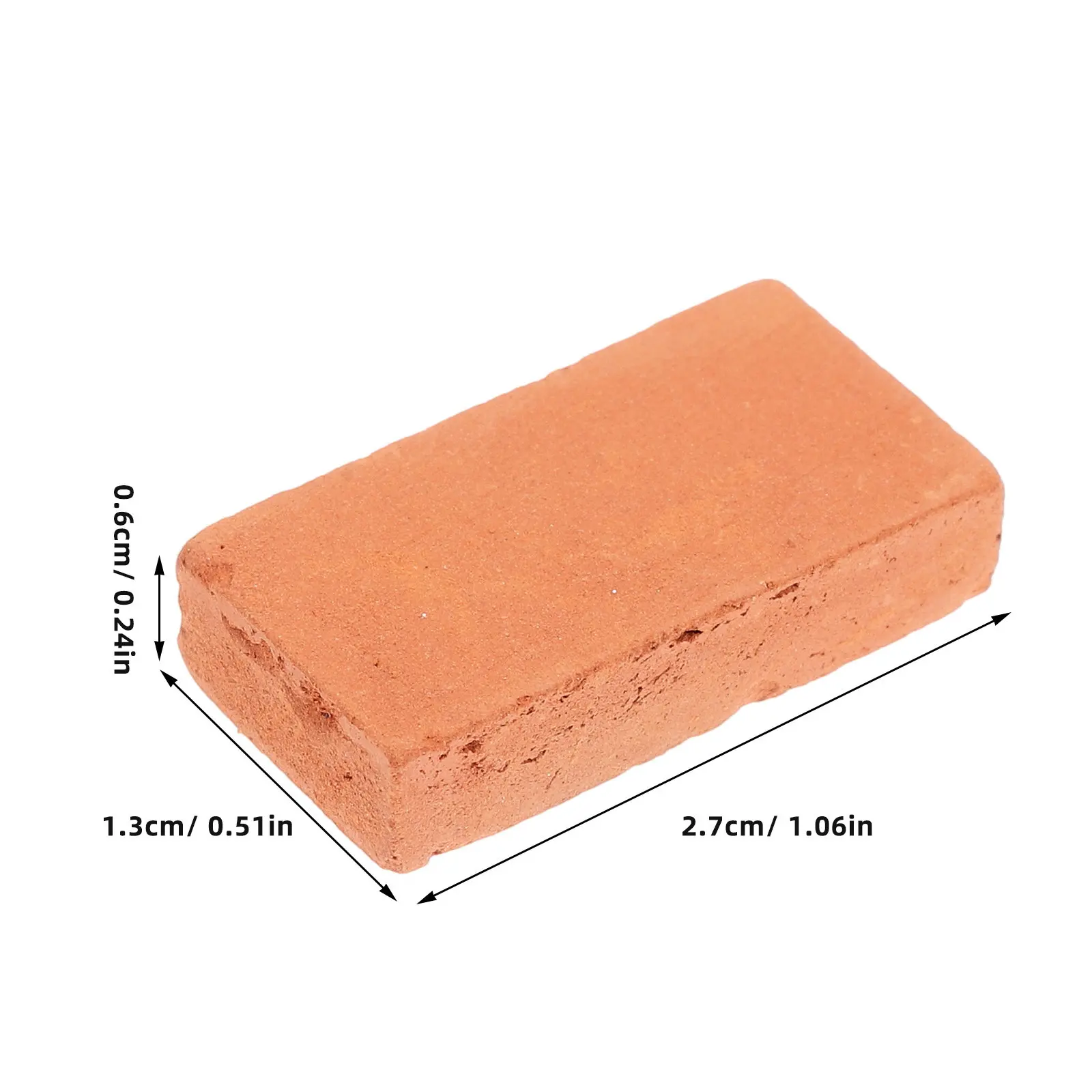 40Pcs Tiny Bricks for Turtle Tank Decoration Mini Wall Bricks Lifelike Brick Ornament Creative Mini Landscape DIY Build Kit