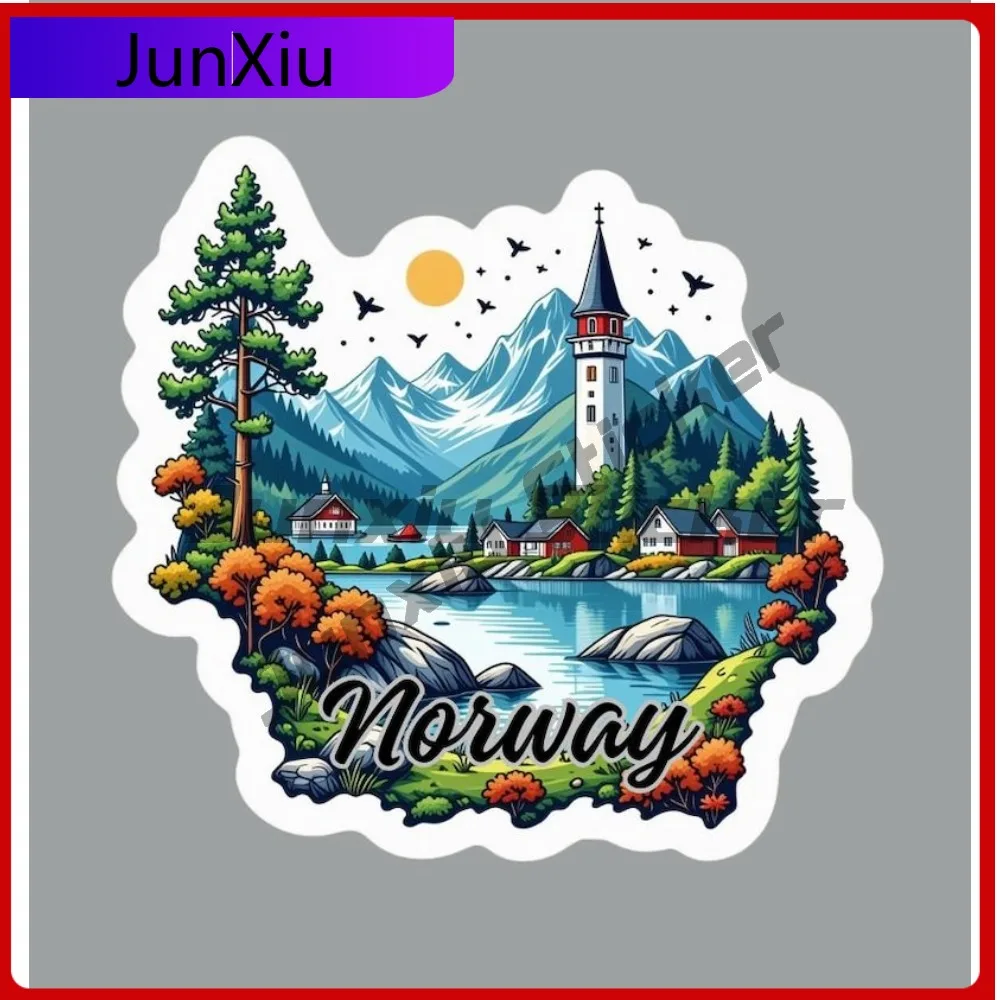 

Norway Travel Exterior Sticker Accessories Car Body Suv Motocross Windshield Camping Car Logo Stickers Personalized Custom Pictu