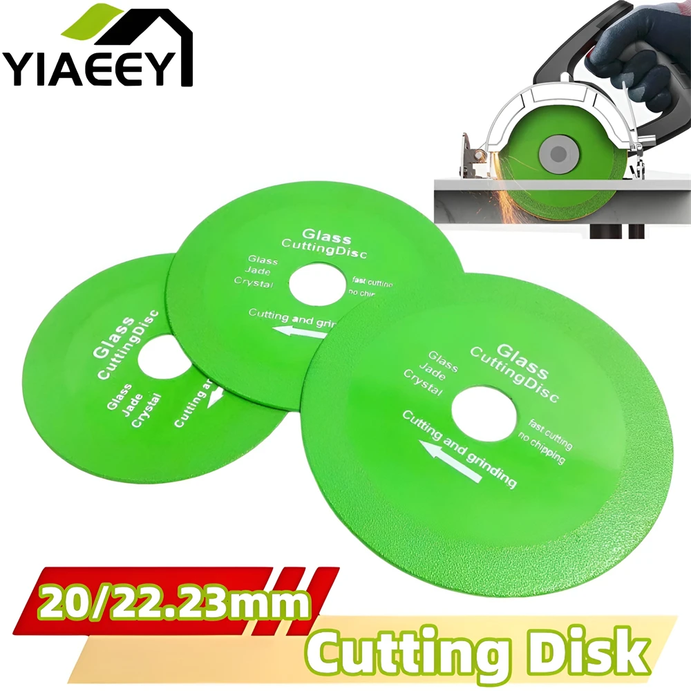 22.23mm Glass Cutting Disc 100 115 125mm Diamond Marble Saw Blade Jade Crystal Wine Bottles Grinding Cutting Grinding Disc Tool