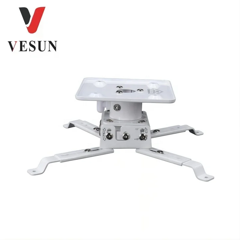 

Factory Universal Retractable Projector Bracket Extendable Adjustable Aluminum Alloy and Steel Iron Wall or Ceiling Mounting Kit