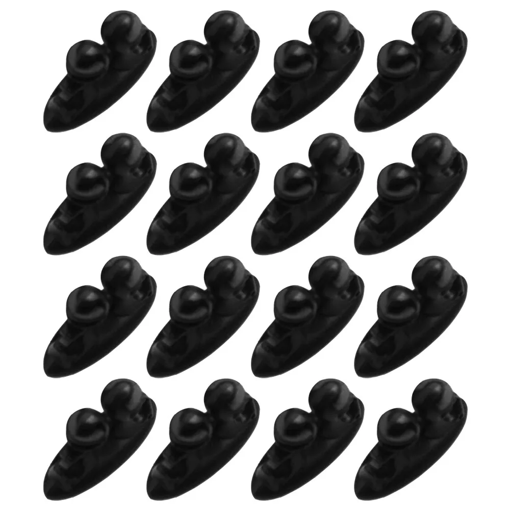 16Pcs Cable Organizer Clips Strong Adhesive Car Interior Headphone USB Charging Cord Management Fixator Multipurpose Cable