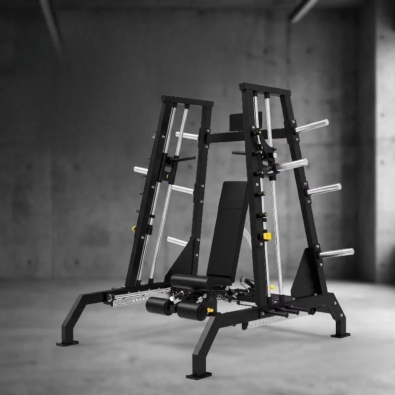 Commercial Grade Tower Shoulder Press Machine Dual Rail Adjustable 70kg Weight Stack Durable Steel Construction