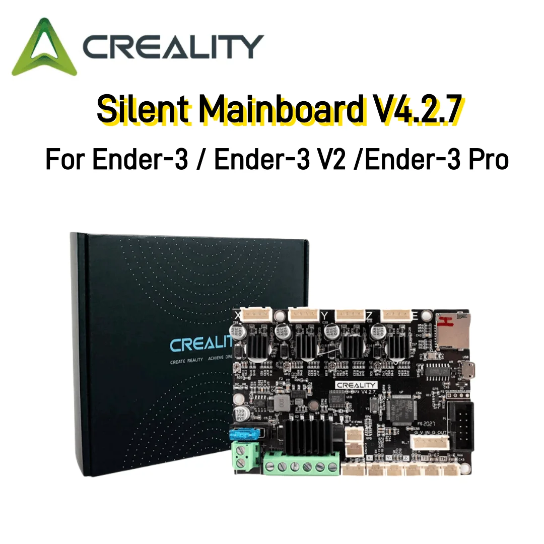 Official Creality New Upgrade Motherboard Silent Mainboard V4.2.7 for Ender-3/Ender-3 PRO/Ender-3 V2 3D Printer Accessories