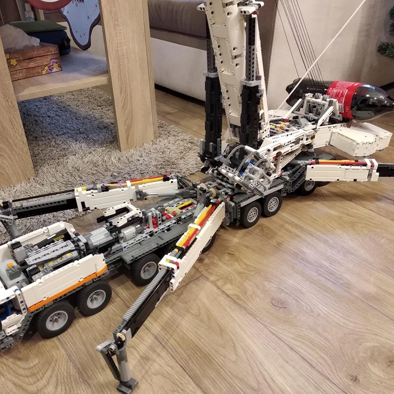 MOC-20920 RC Liebherr LTM11200 High-Tech Power Building Blocks Toy Vehicles Model Kit, Educational Toy for Boys Gift 7705Parts