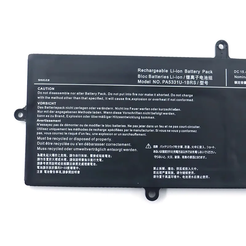 Imagem -03 - Bateria Portátil para Toshiba Dynabook Portege A30-e Tecra A40-e1420 X30l-g11r Pa5331u-1brs Pa5331u-1brs 15.4v 68 68 68