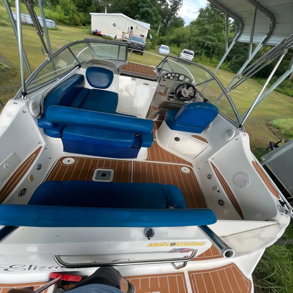 Swim Platform Cockpit Boat EVA Foam Teak Deck Floor Pad Mat For Boat 2003 Bayliner 245 SB