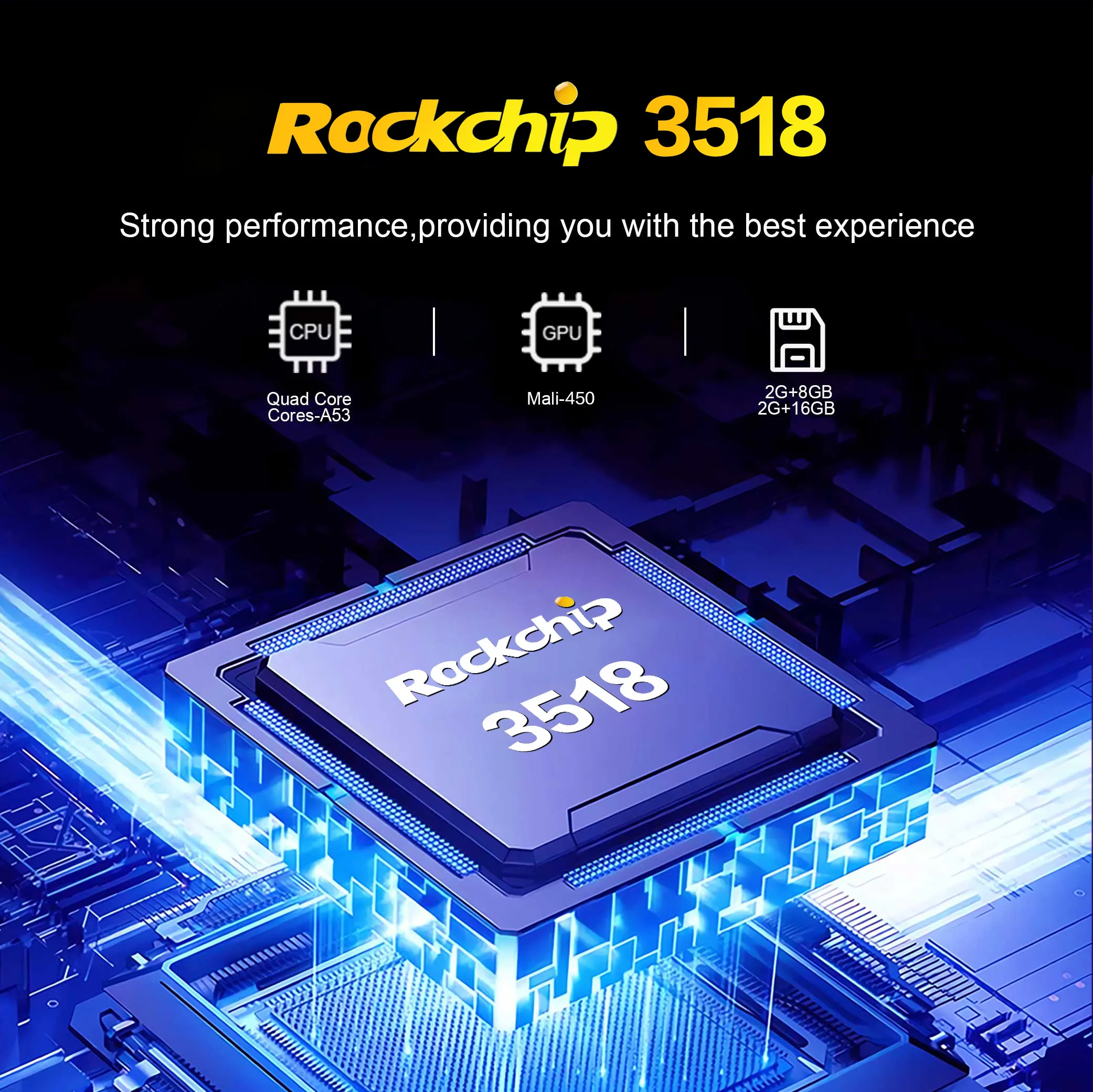 Globale Version Android 14.0 Mortal TV Stick Q2 Ultra BT5.X WIFI6 Streaming Drahtloses HDMI Mehrsprachiges Rockchip 3518 TV-Dongle – Detail 8