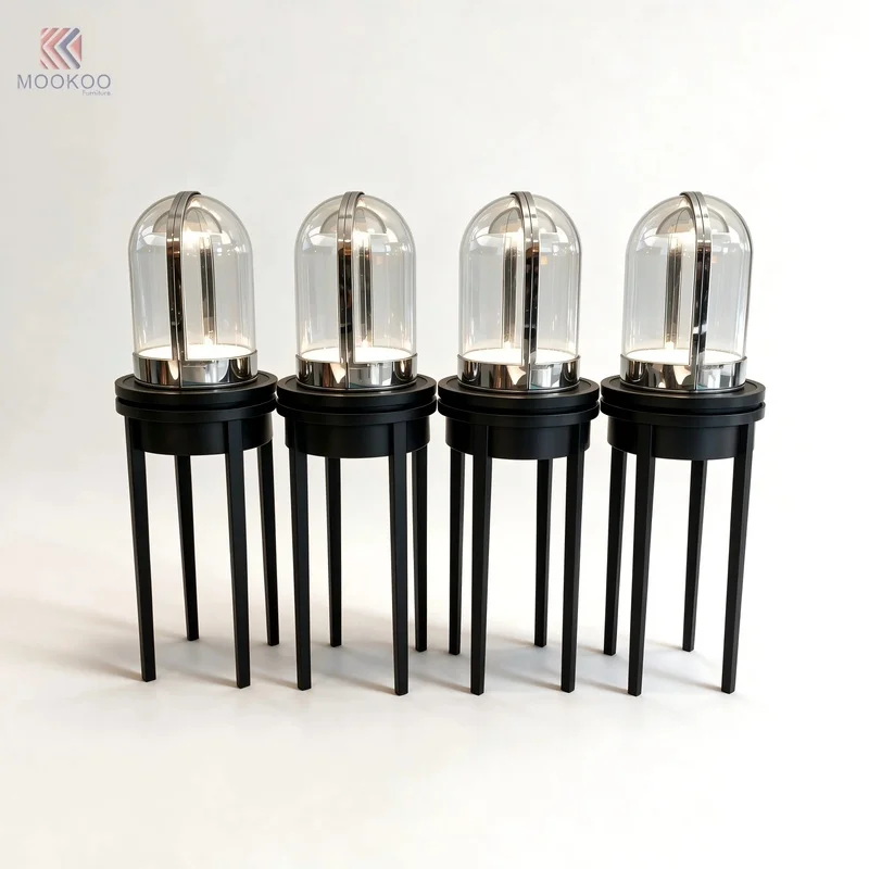custom.Dome Glass Cloche Pedestal Display Stand Metal Dome Showcase With Light Luxury Jewelry Watch Collectible Retail Exhib
