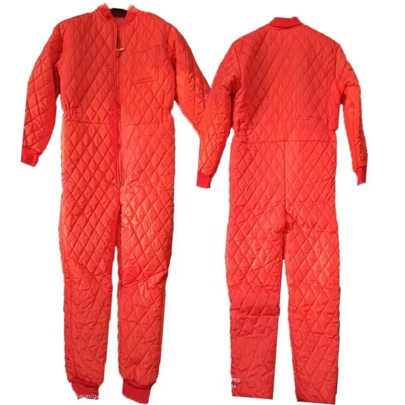 Winter Work Clothing Cold Storage Worker Overalls Cotton Padded Working Jumpsuit Warm Thick Thermal Coveralls Warehouse Workshop