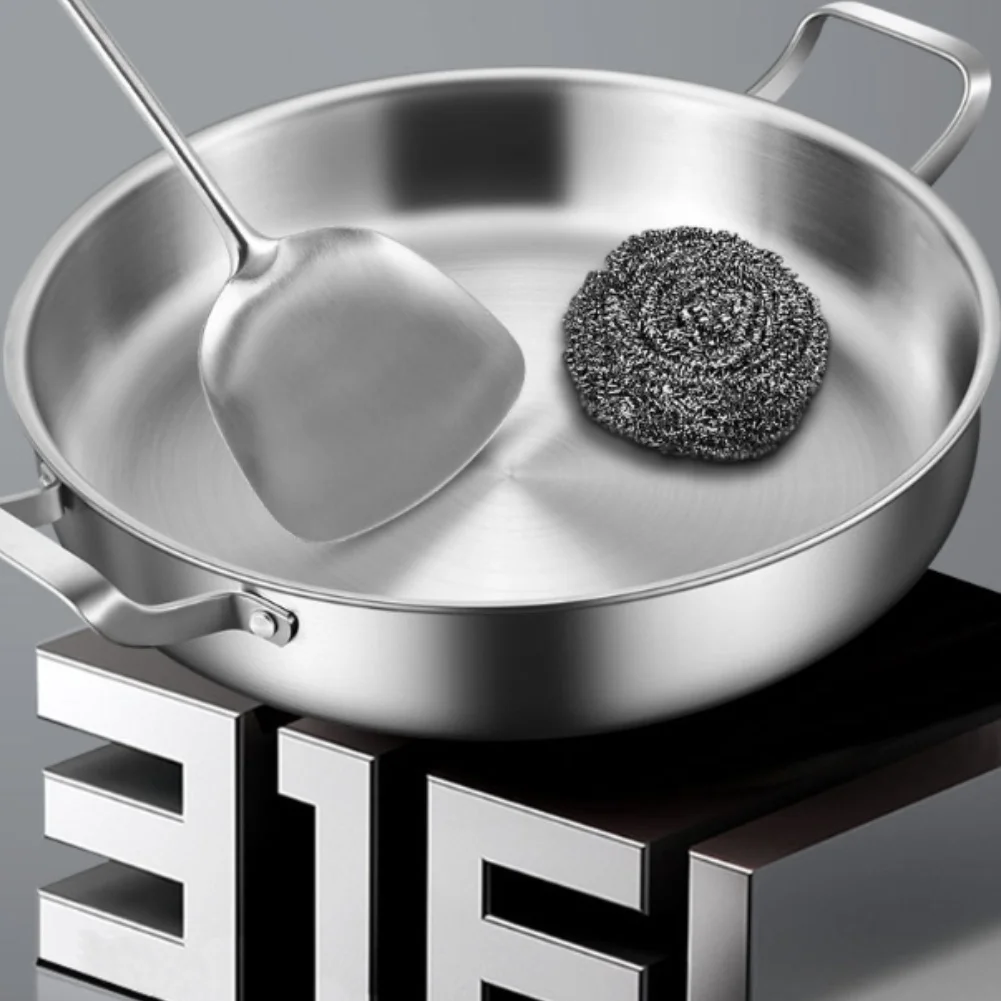 316 Stainless Steel Frying Pan Built for Durability and Safety Flat Bottom Design Ensures Stability and Consistent Heat Transfer