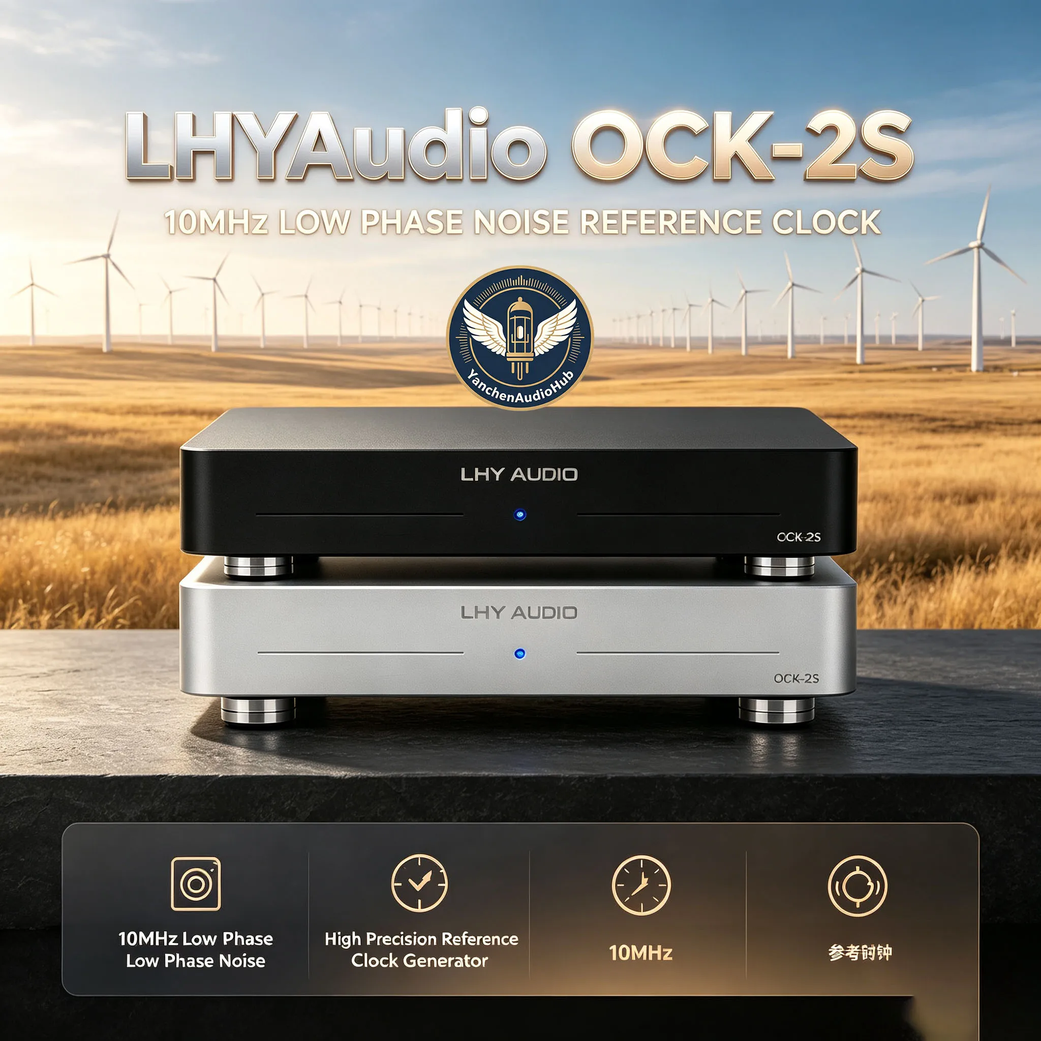 CHN LHYAudio-OCK-2S Fever Audio 10Mhz SC Cut OCXO High Precision Ultra Low Phase Noise
