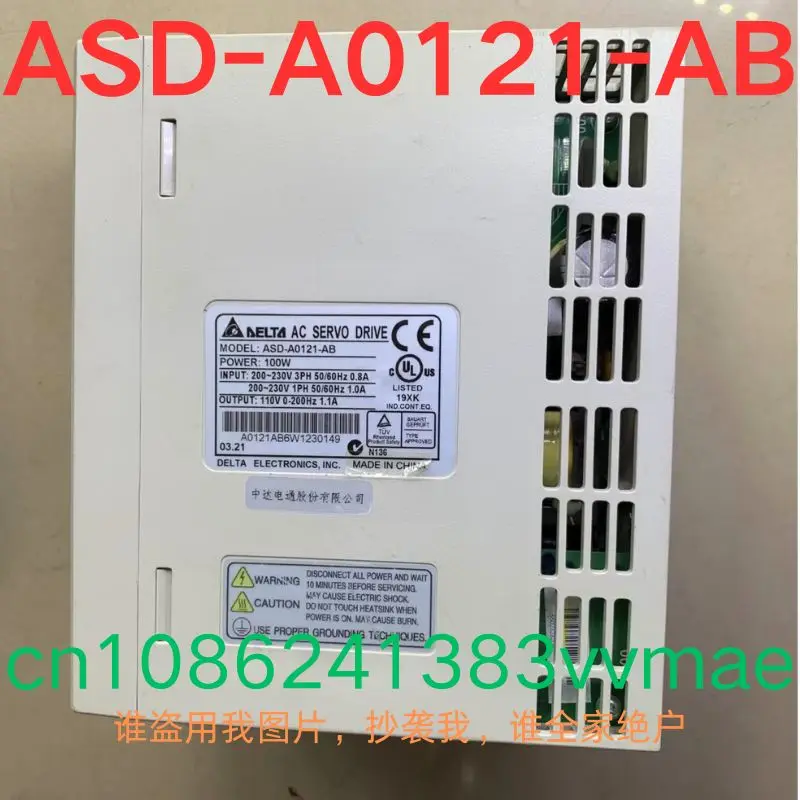 Teste de segunda mão OK, servo driver ASD-A0121-AB