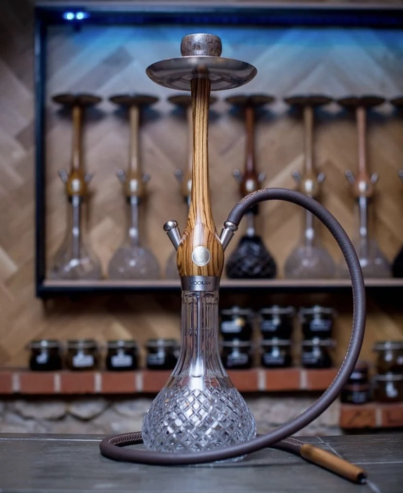 Pure handmade log luxury hookah