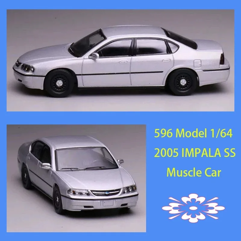 596 Model Alloy 1/64 Scale 2005 IMPALA SS Muscle Car Model Ornament Souvenir Display Collection Hobby Gift