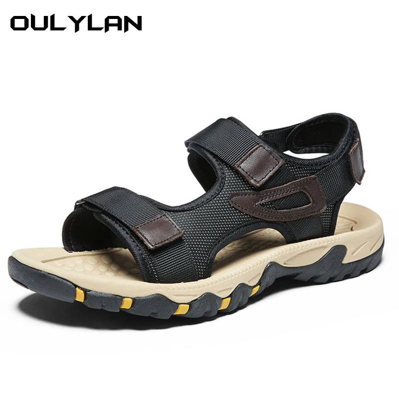 Fashion Large Size Sandals Men's Summer Casual Beach Shoes for Men Breathable External Wearing Sandals Water Walking Men's Shoes