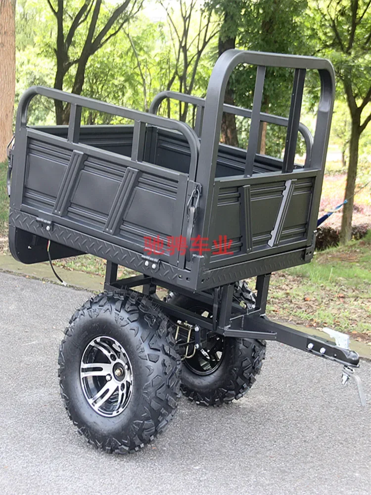 ATV trailer Hummer ATV trailer rear box modified 6-wheel motorcycle rear cargo warehouse cargo box