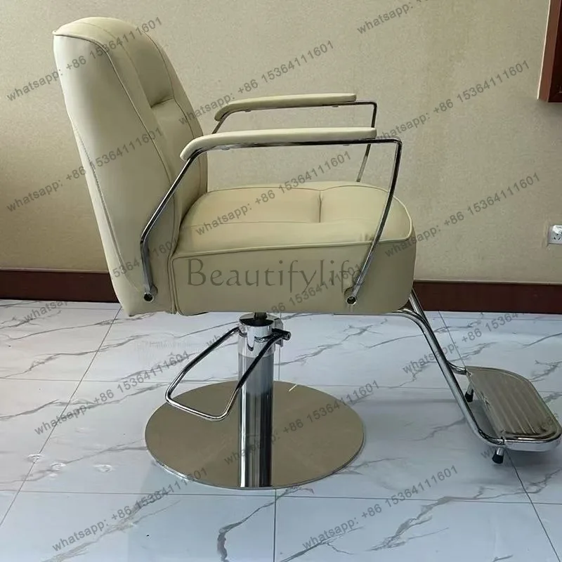 Ergonomic Organizer Barber Chair Beauty Design Elegant Professional Barber Chair Aesthetic