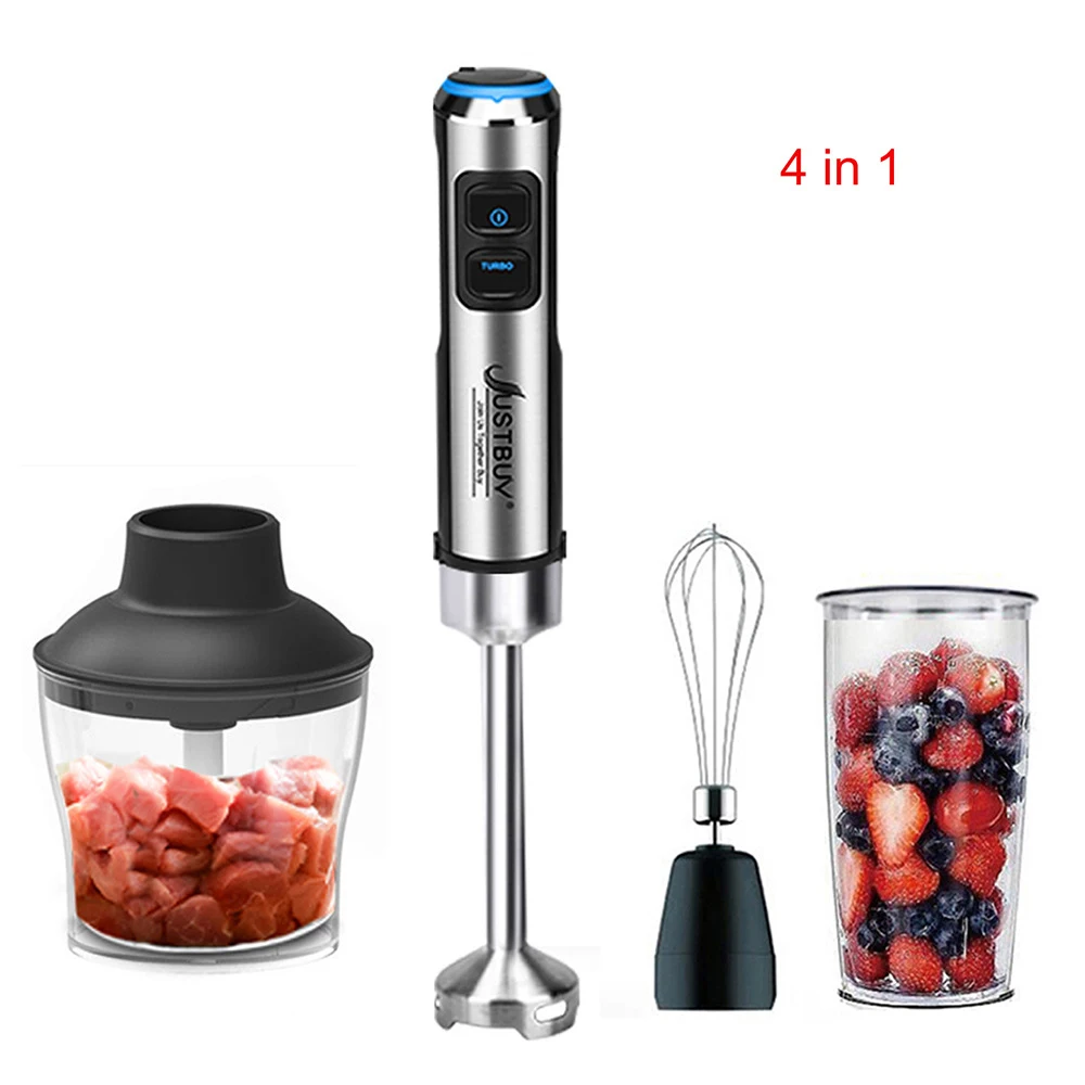 1500W High Power 4 in 1 Blender Set Household Multi-functional Cooking Stick Baby Food Supplement Machine Food Processor