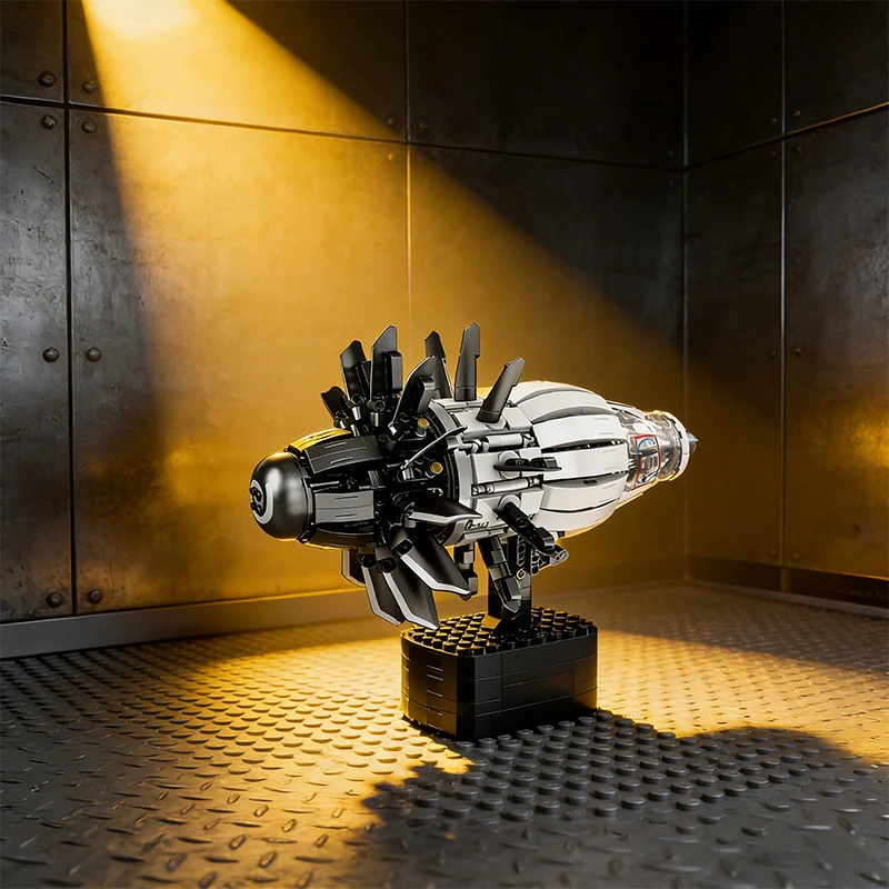 MOC-33018 เครื่องบินรุ่นจำลอง เครื่องยนต์อิเล็กทรอนิกส์ ชุดตัวต่อ ของเล่นเด็ก ของขวัญวันหยุดสำหรับผู้ใหญ่