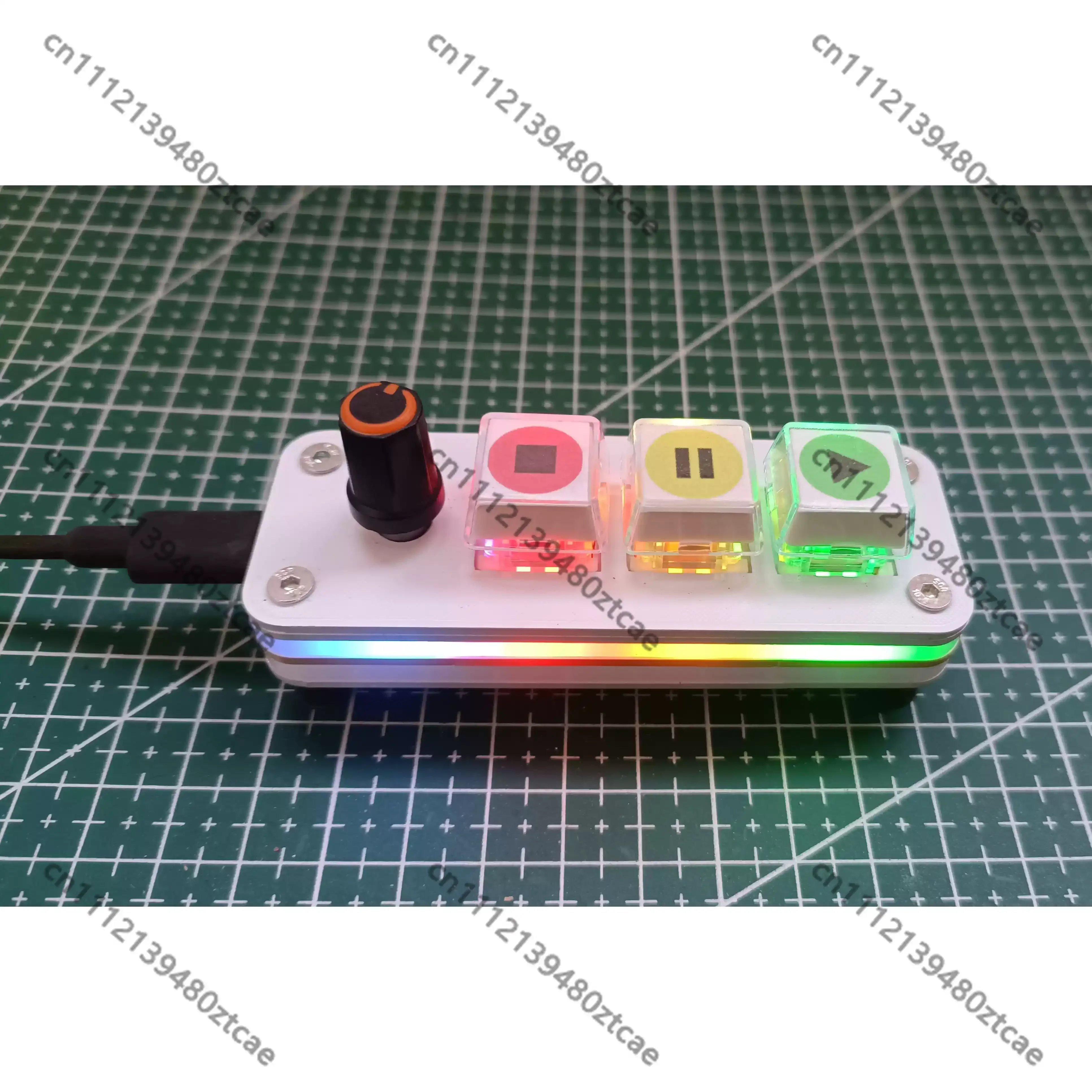 USB MIDI Keyboard Multimedia Audio & Music Playback Performance Control Device Dedicated for Desktop PC