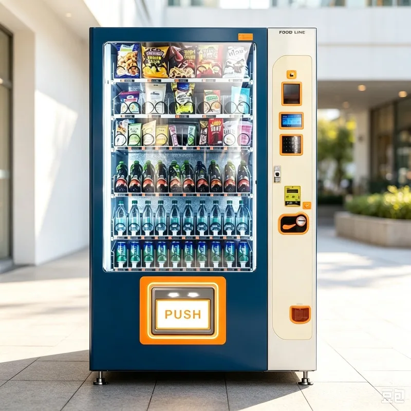 Snacks and Drinks Vending Machine with Refrigerate Accept Customize Snack Vending Machine FL Customized
