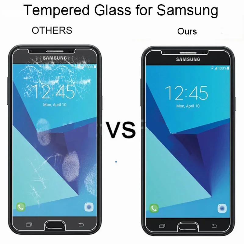 1/2pcs 9H HD Screen Protector for Samsung Galaxy S7 S6 S5 S4 Mini Toughed Hard Tempered Glass Protective Glass On Galaxy S3 Neo