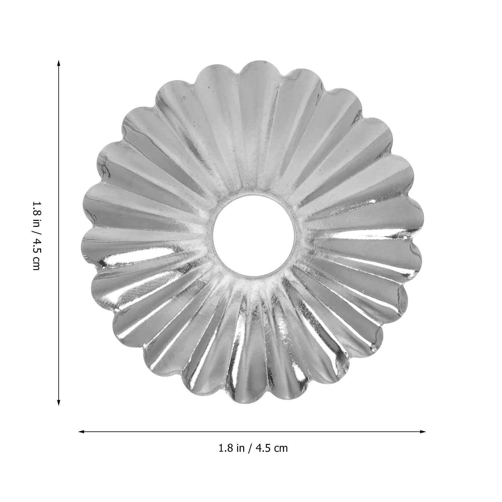 

12Pcs Flower Cover Pads Iron Retro Style Lamp Cover Case Durable Moisture Resistant Lamp Decoration Lighting Plate for Home