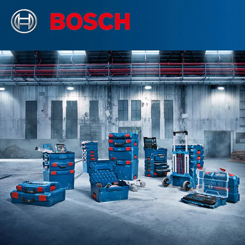 Bosch Medium Tool Box Multifunctional Hardware Storage Box 35x29x10cm Plastic Suitcase for 18VGSR/GSB/180Li Electric Drill