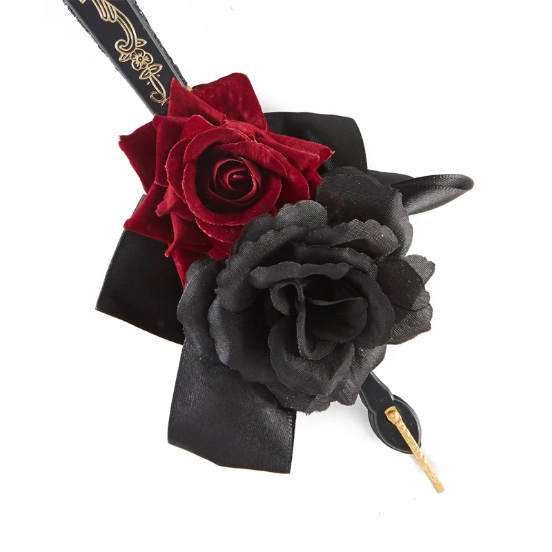 لوليتا مروحة خمر المرأة الدانتيل مروحة اليد القوطية مؤشر الساعة كريستال روز المشجعين اكسسوارات حفلة الهالوين