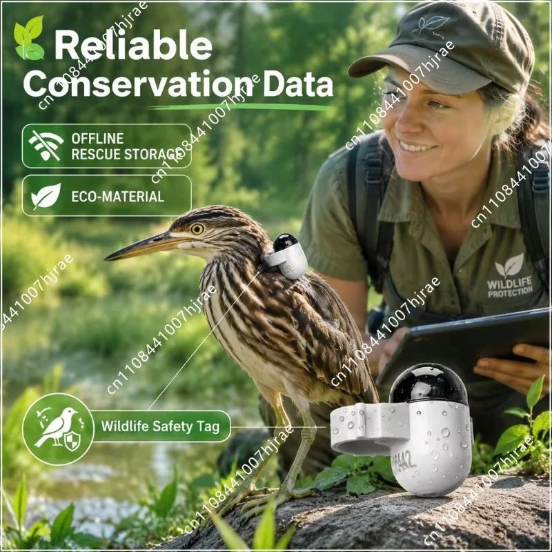Animal safety tag 2.2g IP67 GPS locator for endangered species conservation and forest restoration habitat research
