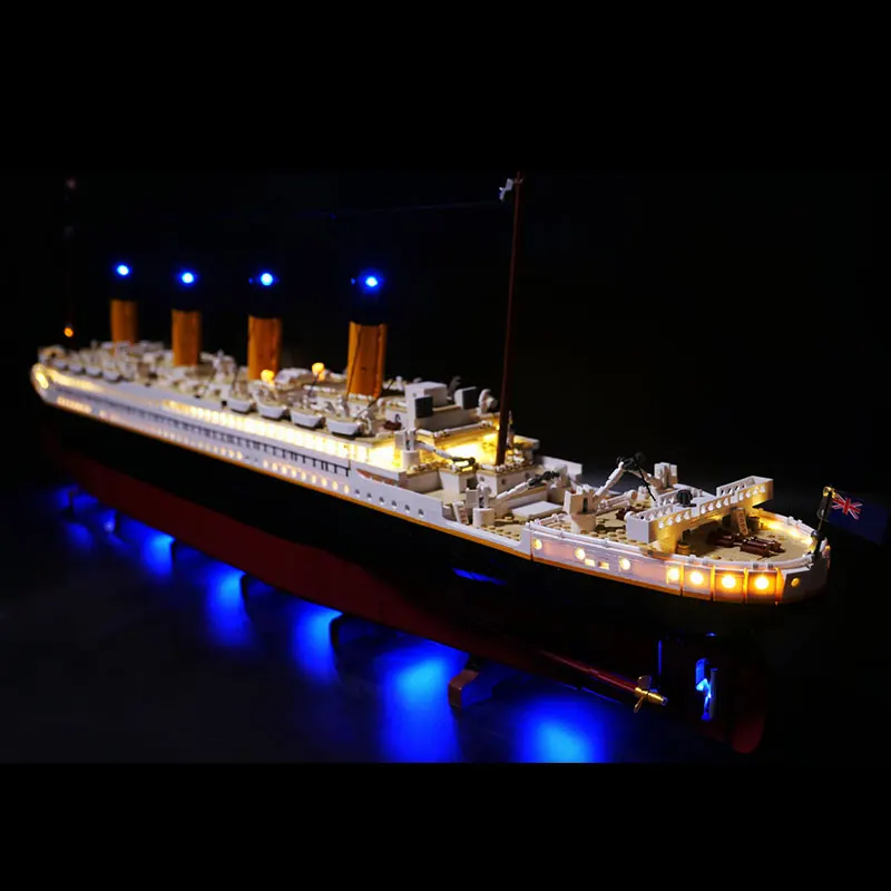 ชุดไฟ LED สําหรับ LEGO 10294 TITANIC ใช้งานร่วมกับ 99023 โคมไฟไอเดีย DIY ของขวัญ (ไม่รวม Building Blocks ชุดอิฐชุด)
