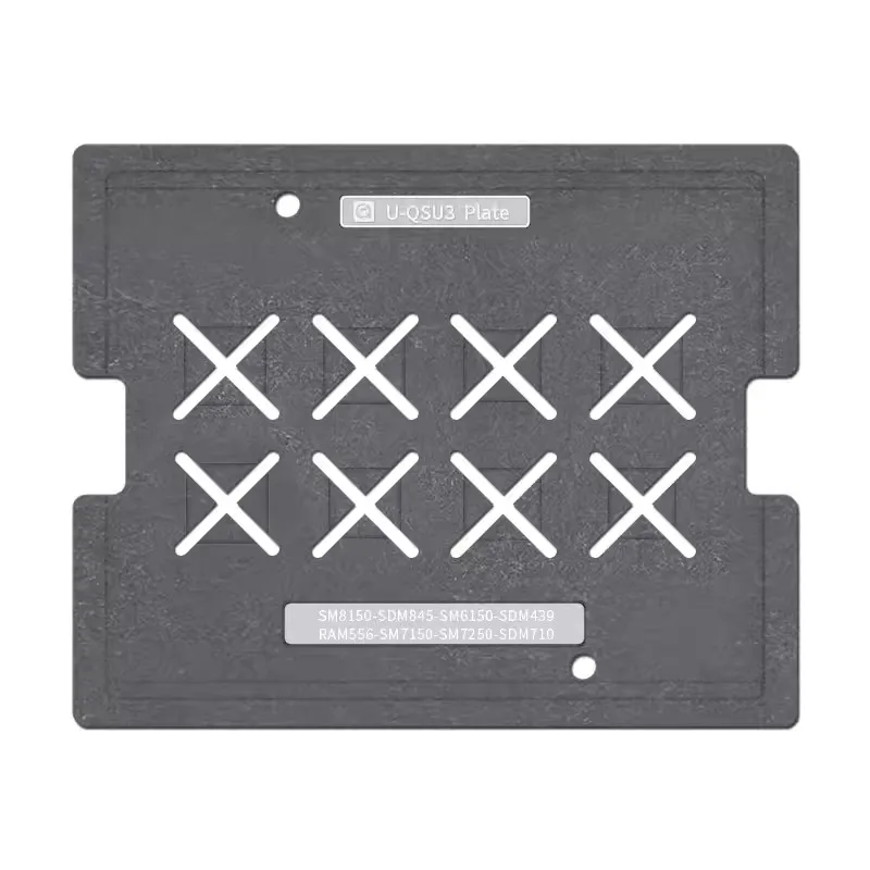 BGA Reballing Stencil Template Station For SM8150 SM6150 SM7150 SM7250 SDM845 SDM439 SDM670 SDM710 CPU RAM Positioning Plate