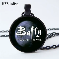 NS-00753 New Design Buffy the Vampire Slayer Necklace Handmade Buffy the Vampire Slayer Moon Photo Glass Cabochon Necklace HZ1