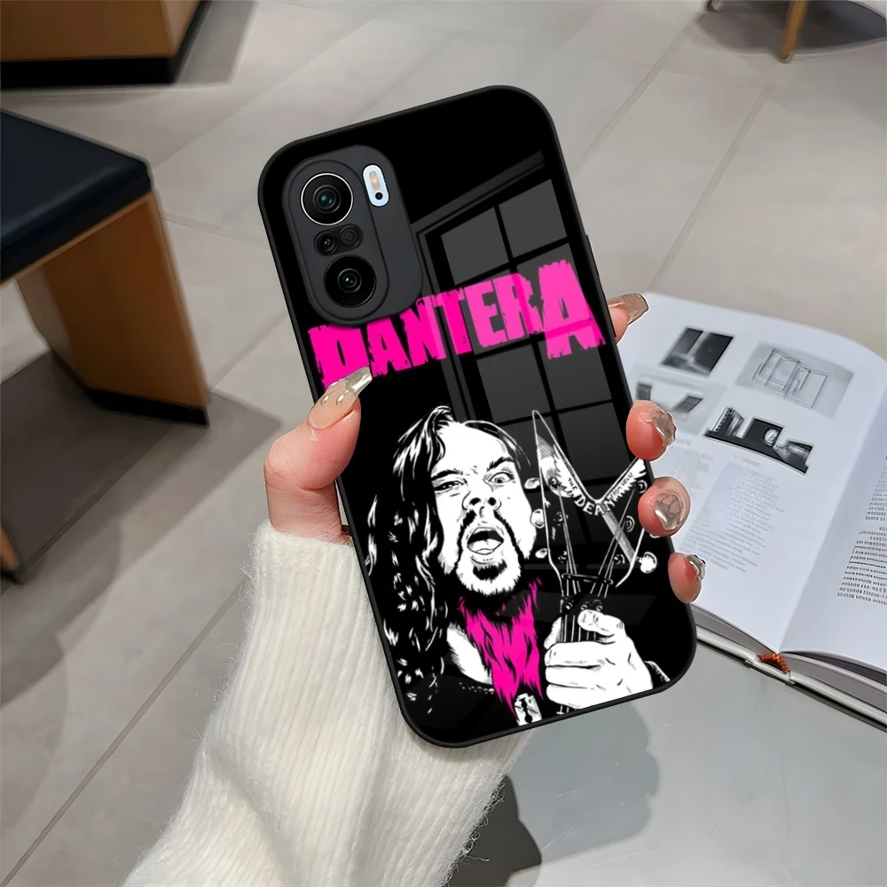 Pantera Cowboys From Hell Phone Case Glass for Xiaomi 14 13 Lite 12 Pro 11t lite POCO M6 M5 X6 X5 X3 NFC F5 F6 Pro Cover