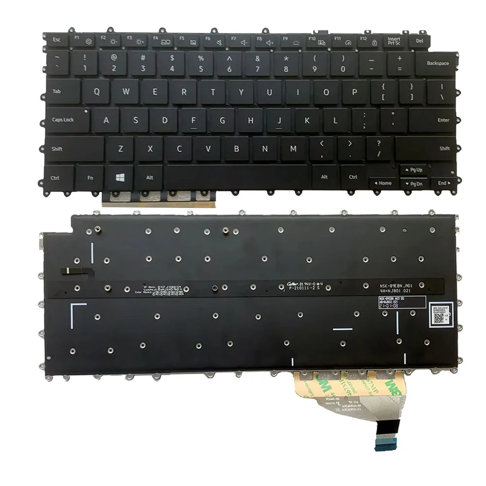 

Клавиатура с американской подсветкой для Samsung Galaxy Book2 Pro 930QED 930QDB NP930QDB NP930QED 935QDB 935QDC NP935QDB