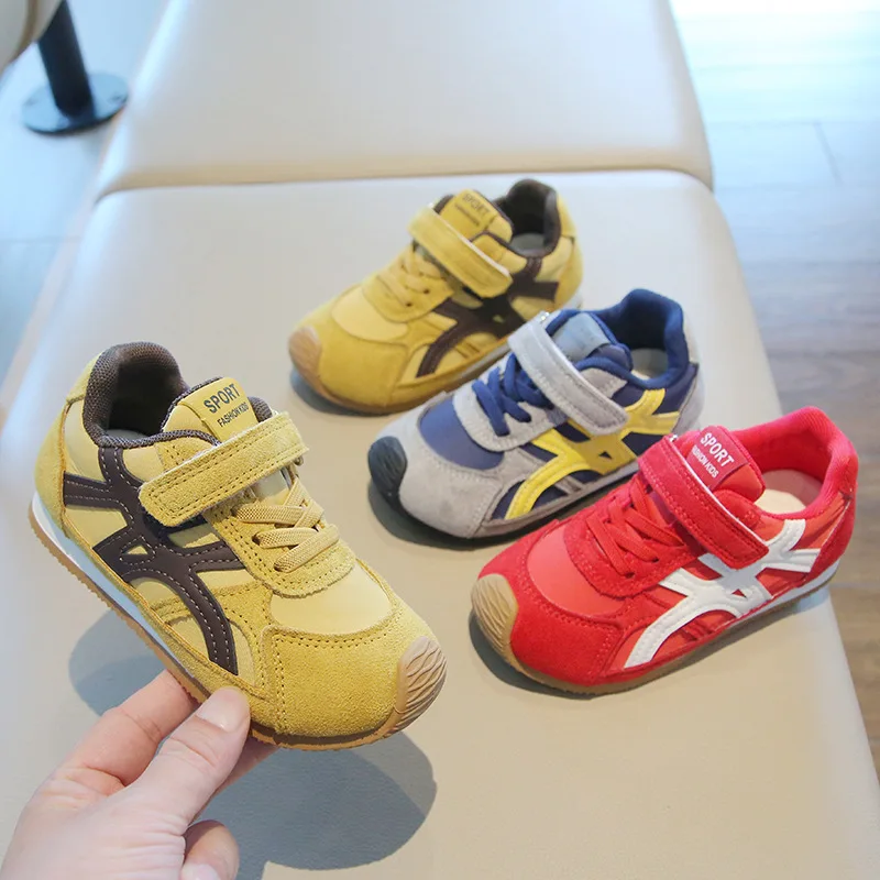New Spring Autumn Lightweight Casual Sports Shoes Boys Girls Breathable Low-top Shoes Kids Children Soft-soled Casual Sneakers