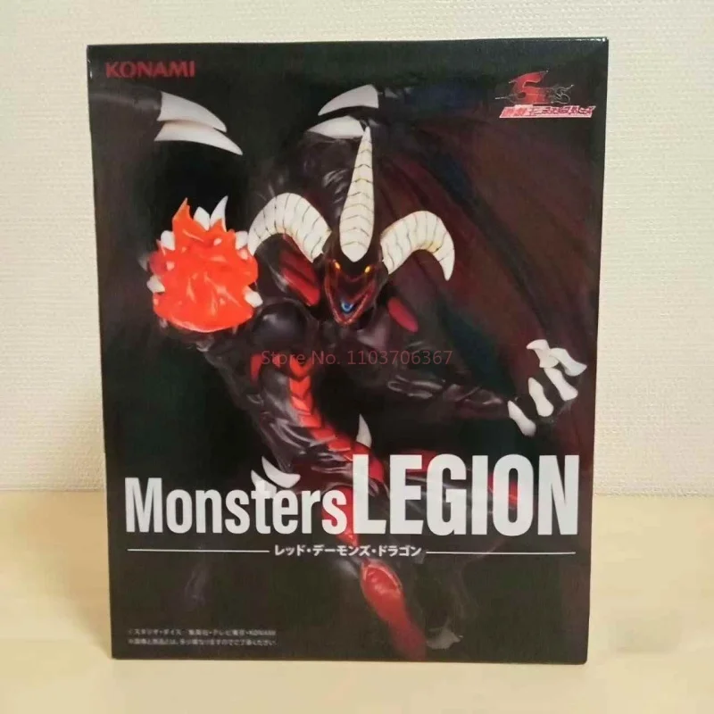 الأصلي كونامي وحوش فيلق يو غي أوه! التنين الأحمر Archfiend عمل الشكل أنيمي PVC نموذج تحصيل لعب للأولاد
