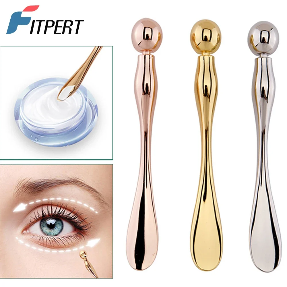 1 PC Essential Oil Massage Stick Metal Eye Cream Import Stick Face Cream Scoop Beauty Tool Beauty Stick Eye Mask Massage Tools